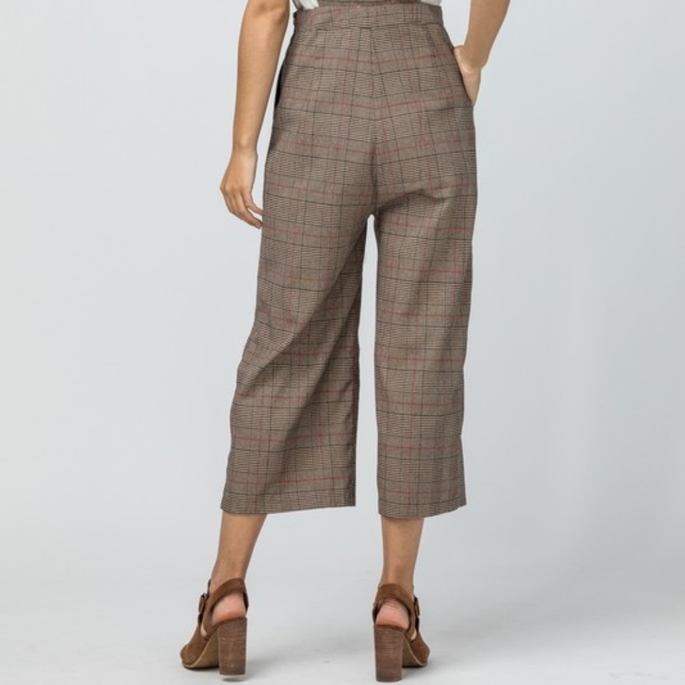 Plaid Jumpsuit/Overalls - Picture 4 of 6